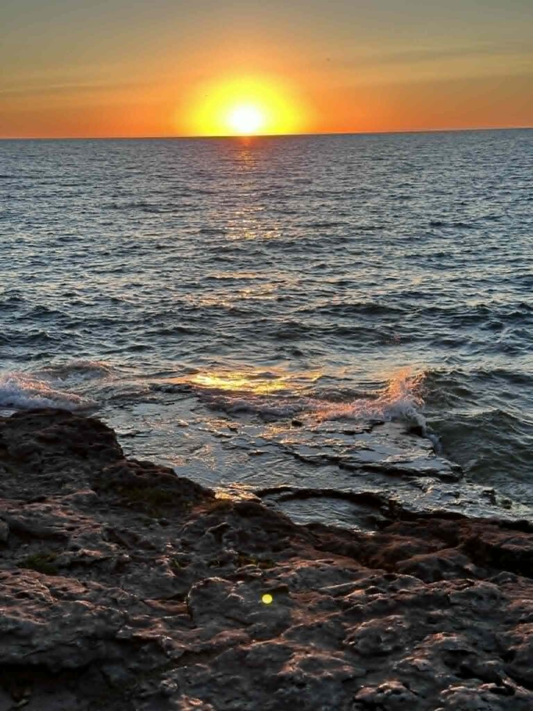 Cave point door county Wisconsin