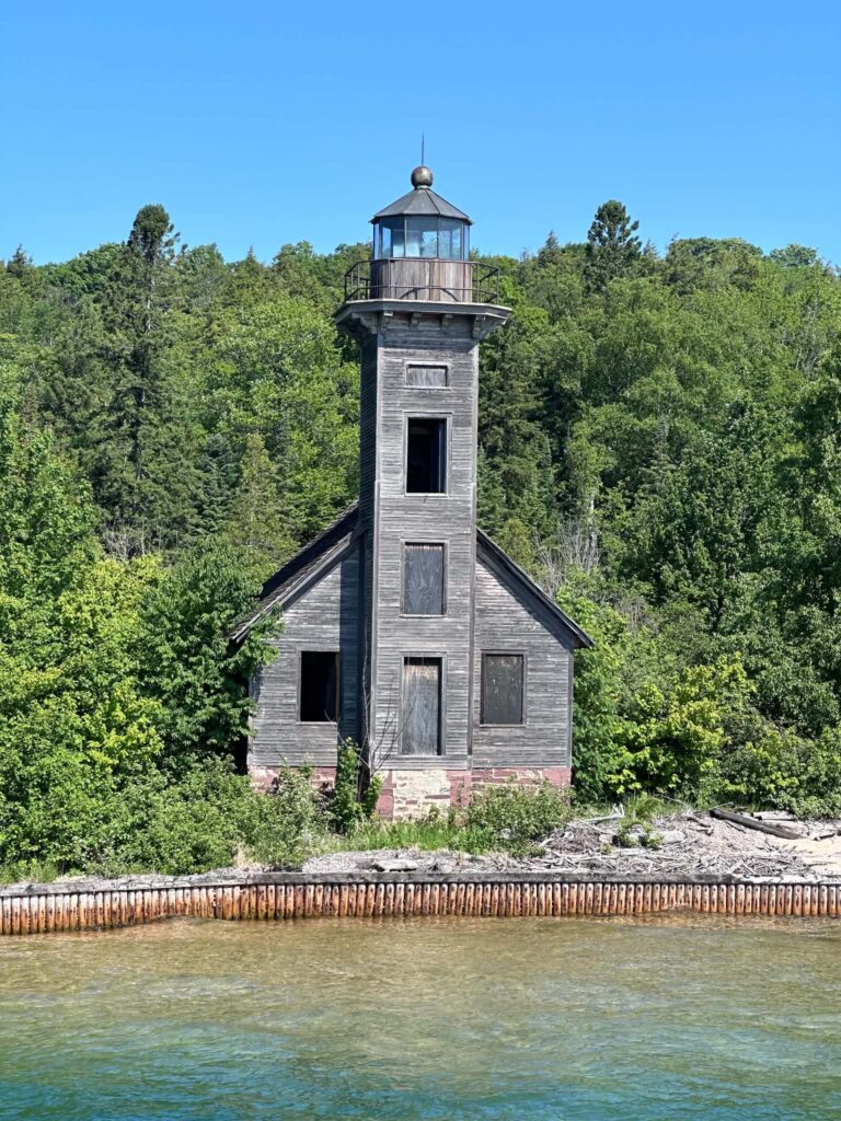 Grand island east channel lighthouse