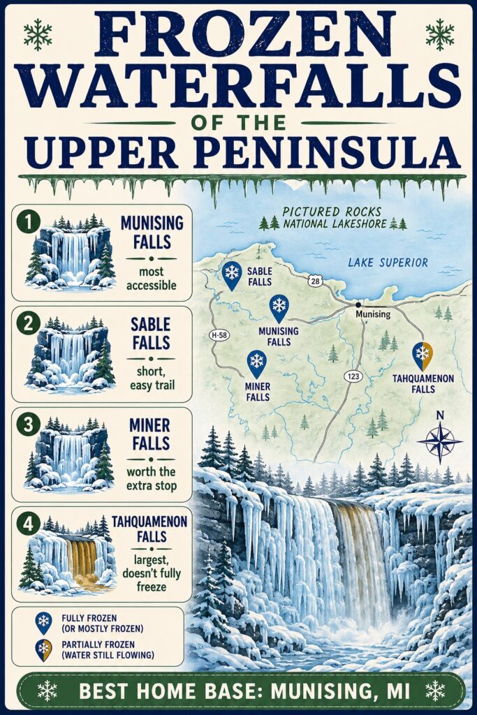 Frozen Waterfalls of the Upper Peninsula