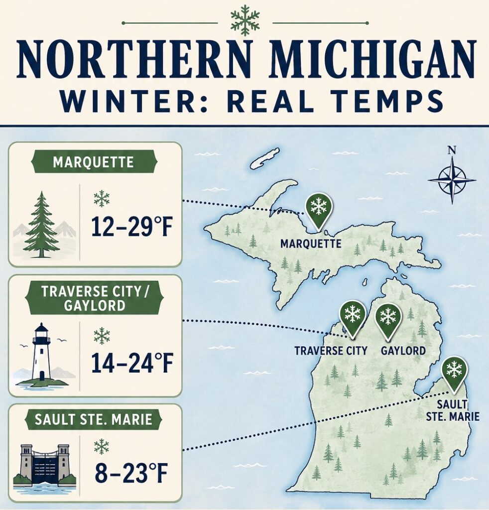 Northern Michigan Winter Temperature Guide