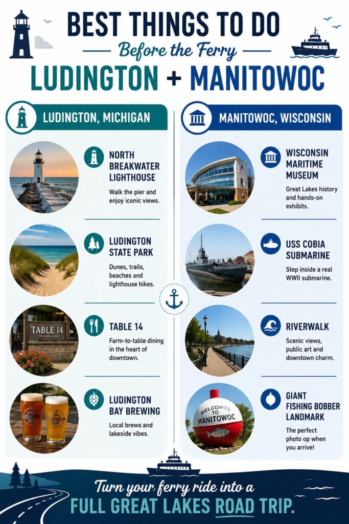 Best Things To Do in Ludington + Manitowoc Before the Ferry