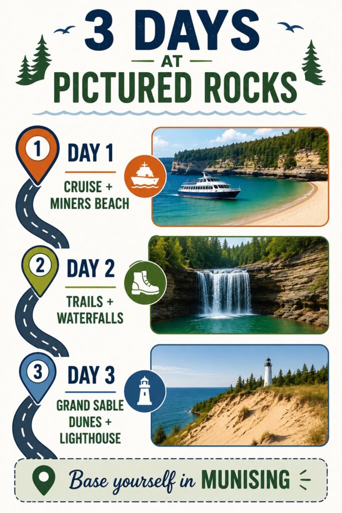 Pictured Rocks 3-Day Mini Itinerary