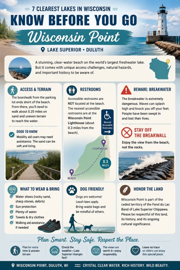 Know before you go - Wisconsin Point guide