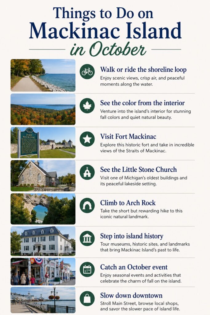Things to Do on Mackinac Island in October