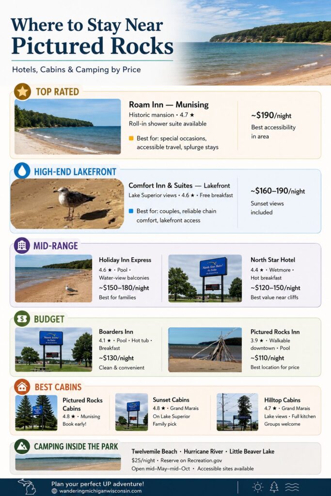 Where to stay near Pictured Rocks