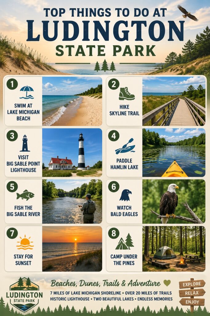 Top activities at Ludington State Park