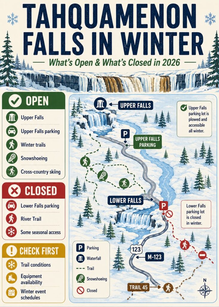 Winter Guide to Tahquamenon Falls