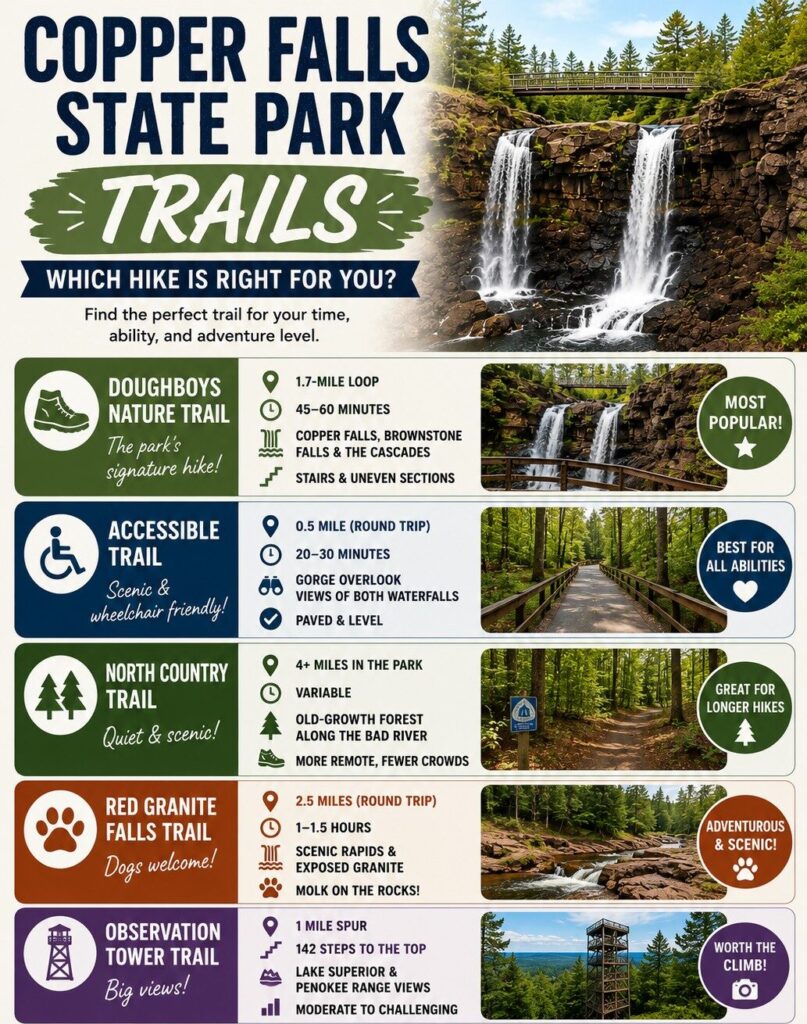 Copper Falls Trails Guide