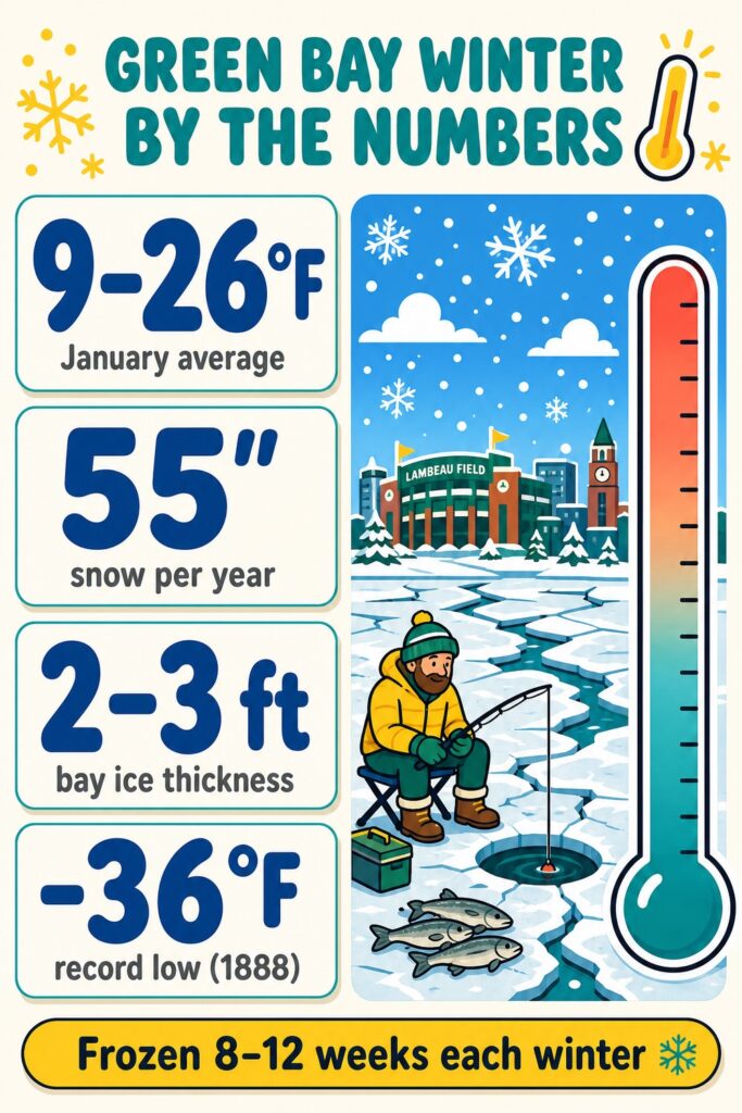 Green Bay Winter Weather: Real Temps, Snow & Frozen Bay Facts