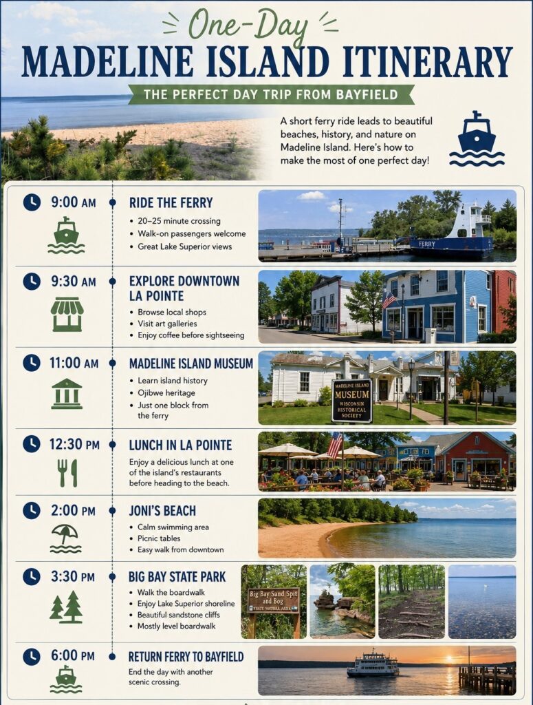 Perfect One-Day Madeline Island Itinerary
