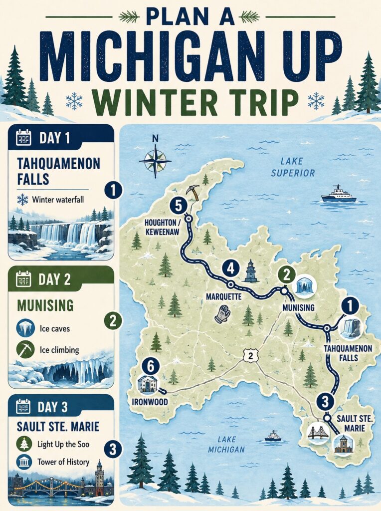 Plan a Michigan UP Winter Trip